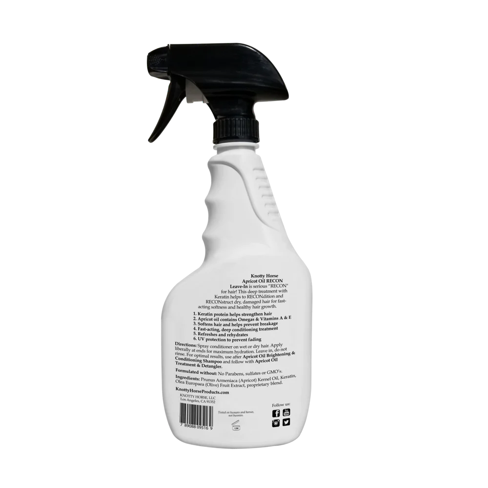 Apricot Oil RECON Protein Leave-In Conditioner
